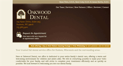 Desktop Screenshot of hudsonoakwooddental.com